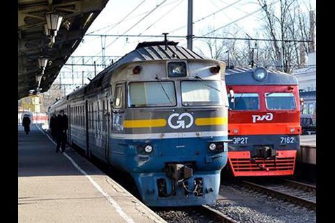Go Rail's Tallinn – St Petersburg DMU service.